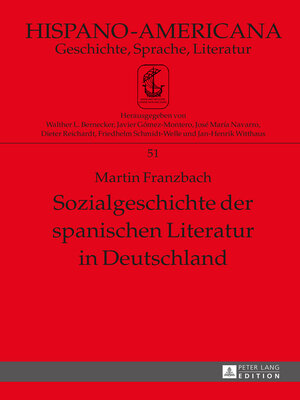 cover image of Sozialgeschichte der spanischen Literatur in Deutschland